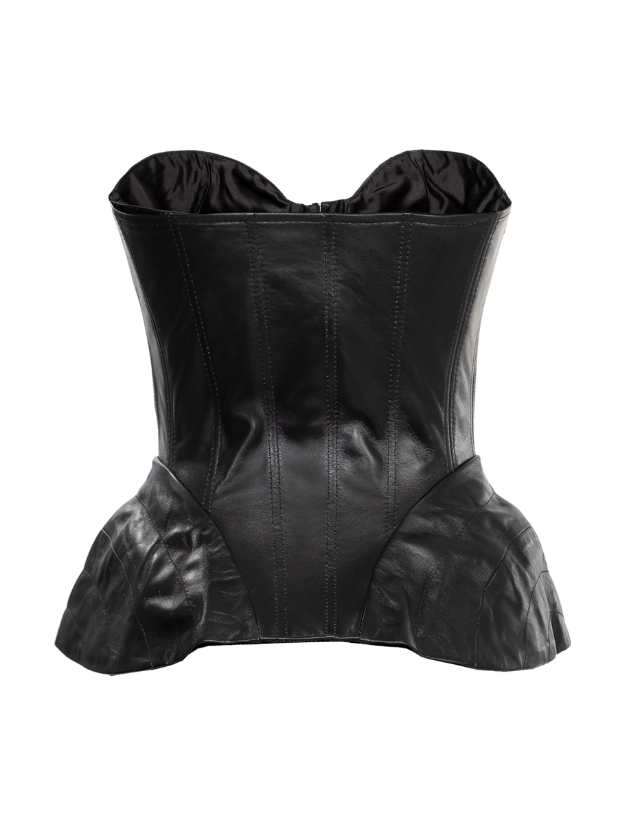 Leather Corset Top Natasha Zinko