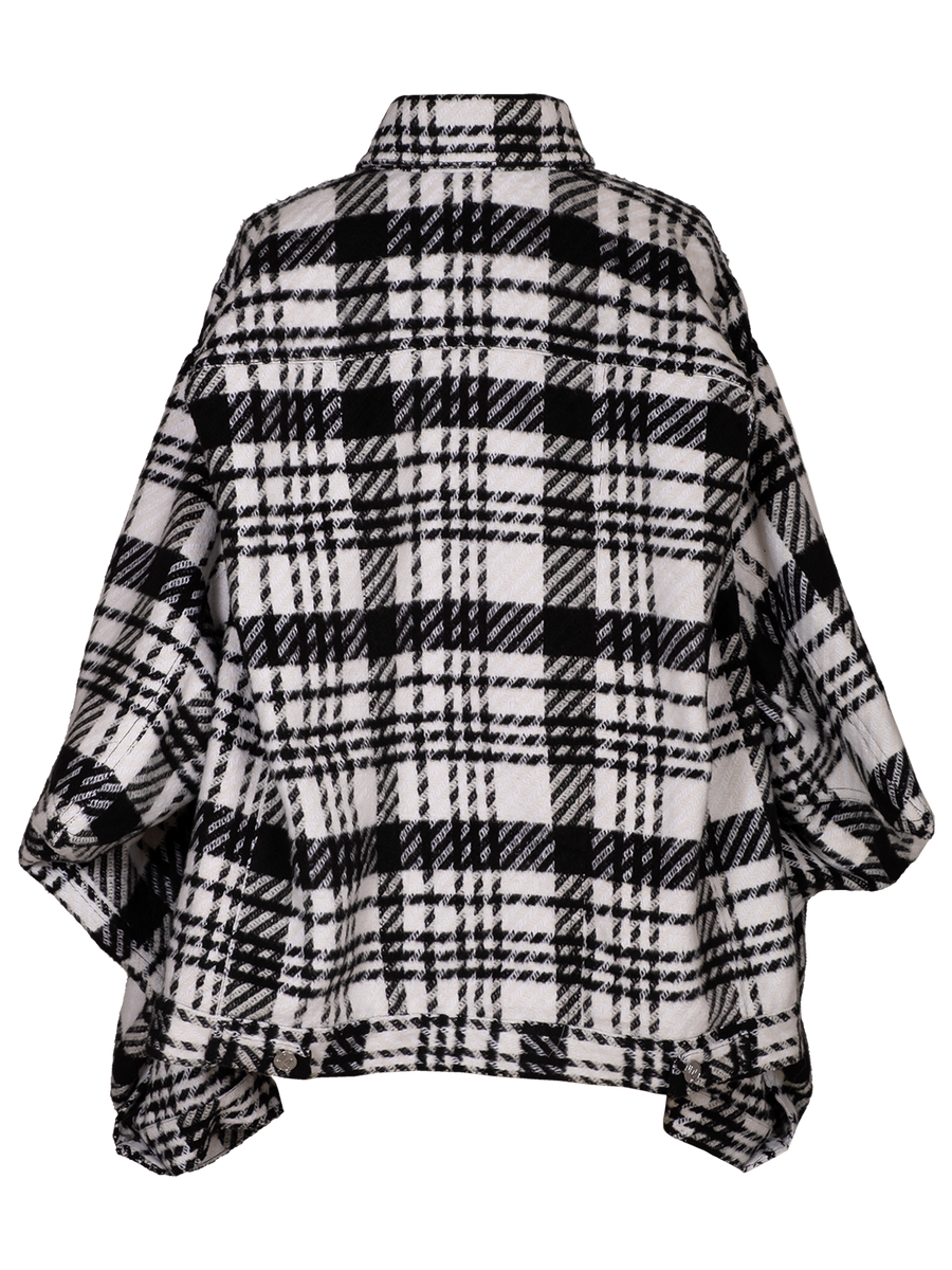 Wool Checked Box Jacket NATASHA ZINKO