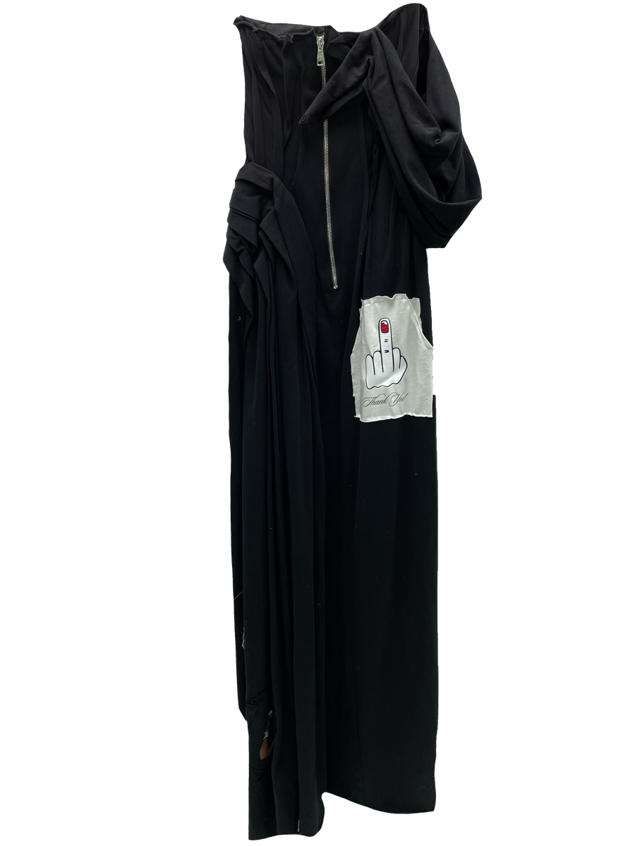 Upcycled Asymmetric Corset Maxi Dress – NATASHA ZINKO