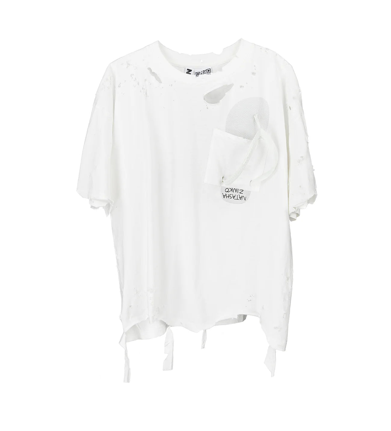 DISTRESSED FLOP T-SHIRT x HAVAIANAS