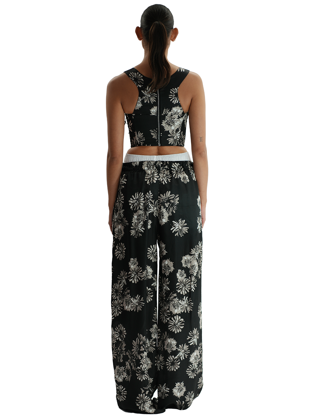 Floral Print Corset