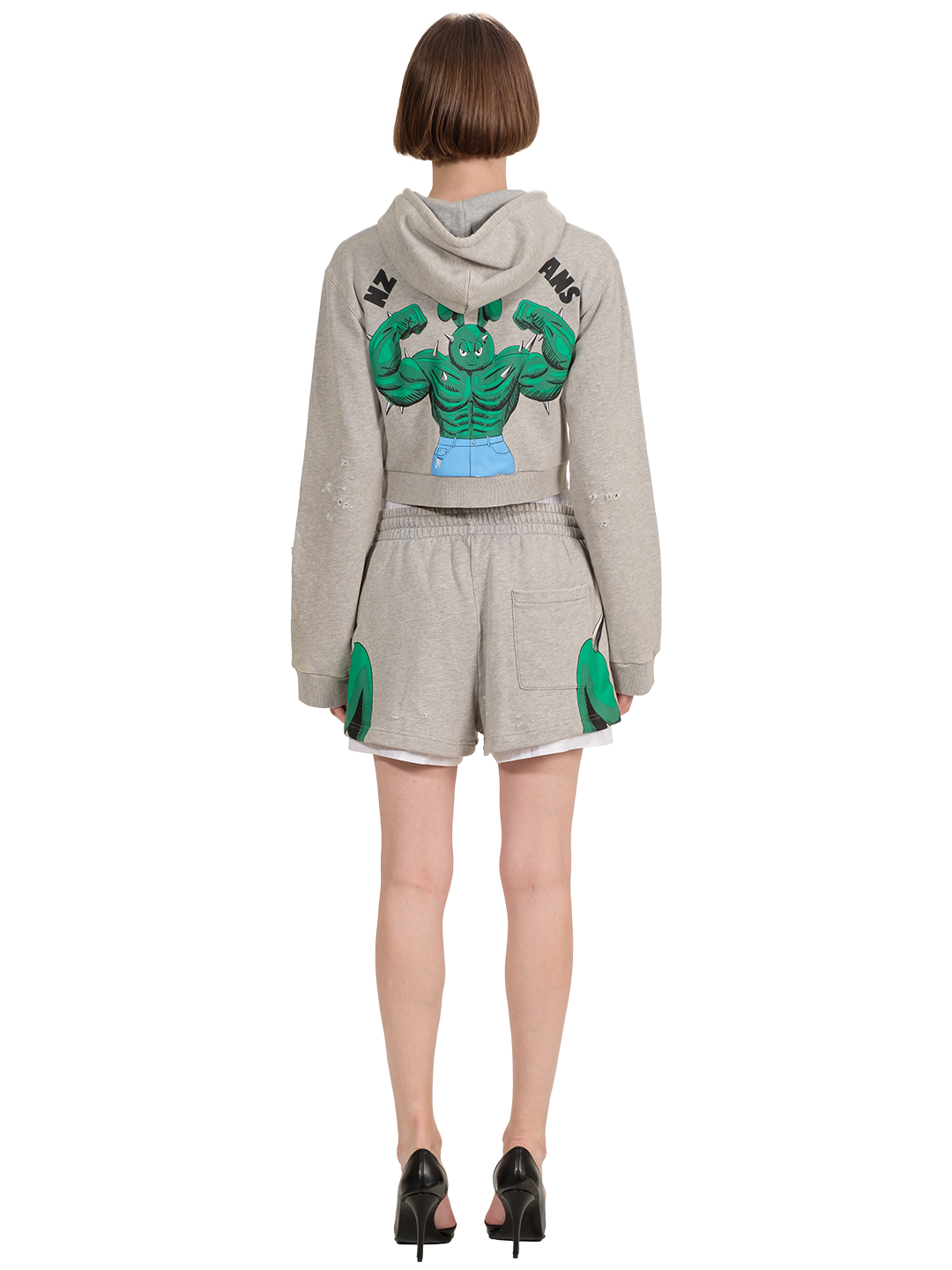 NZ Original Jeans Cropped Hoodie