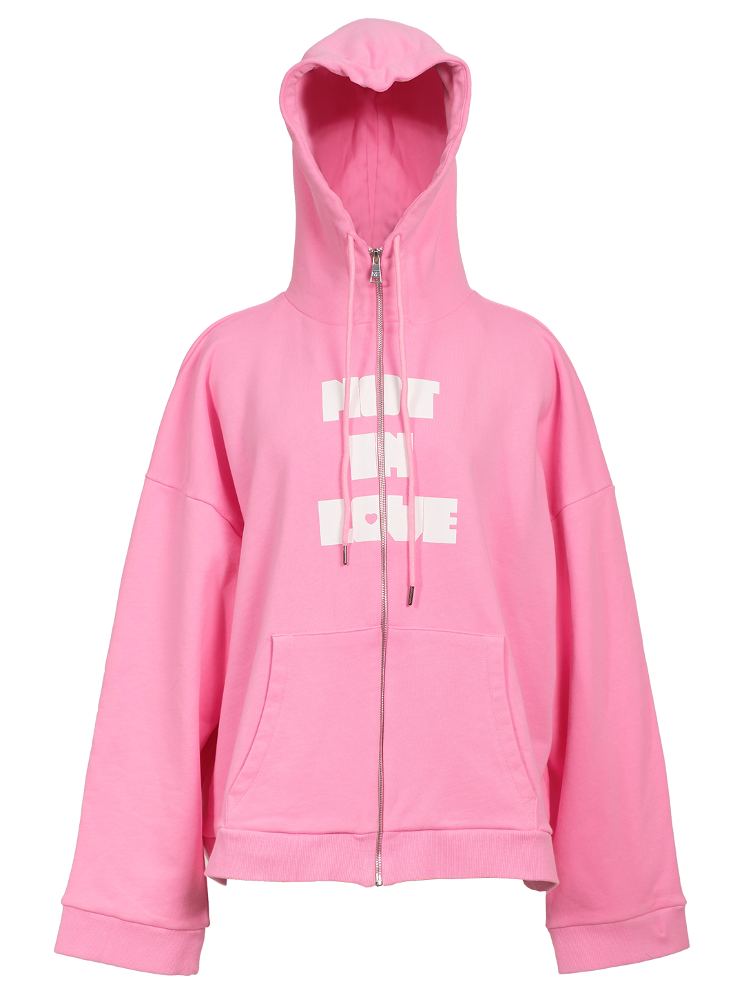 Not in Love Heart Hoodie