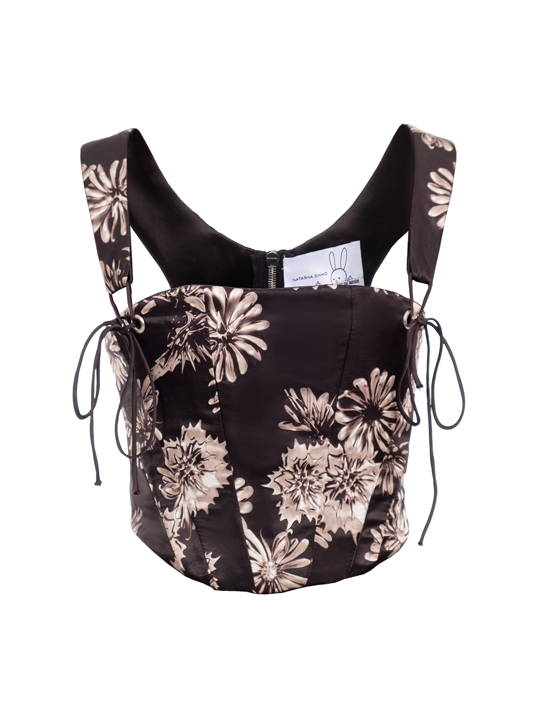 Floral Print Corset