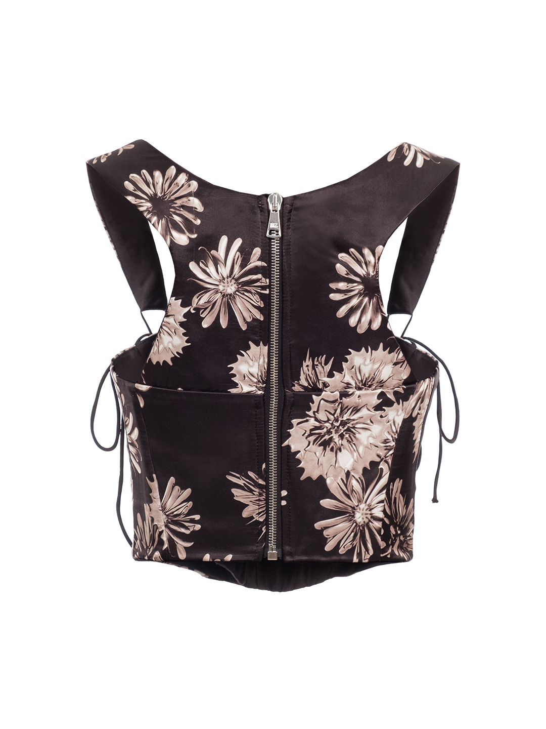 Floral Print Corset