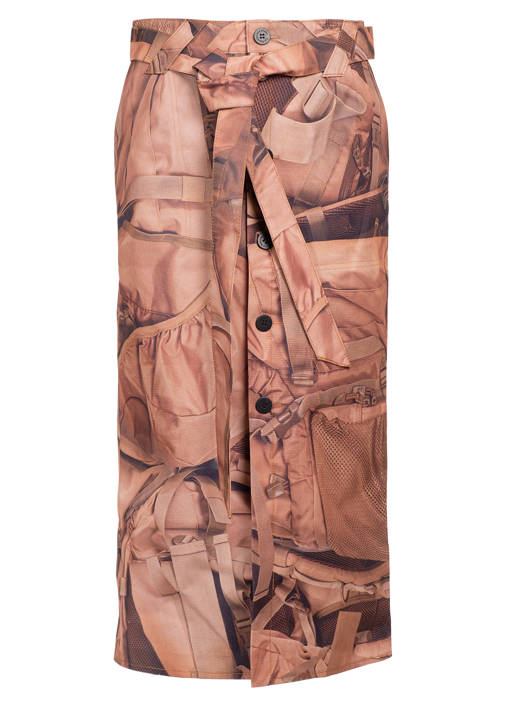 PRINTED MIDI SKIRT