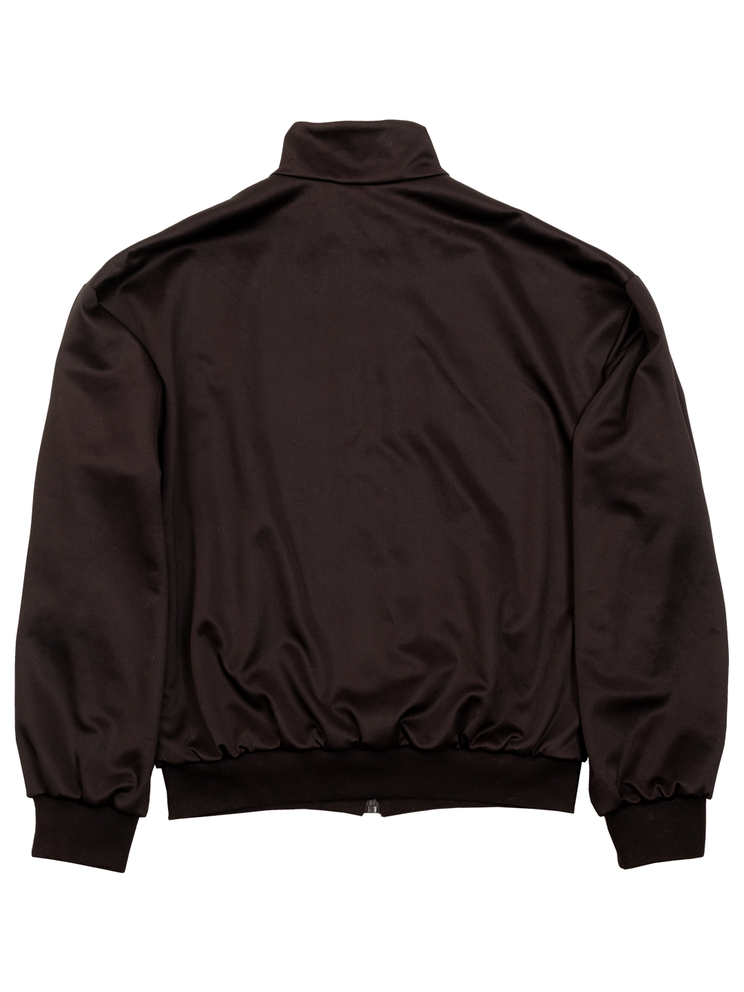 Techno Cotton Funnel Neck Zip Front Jacket