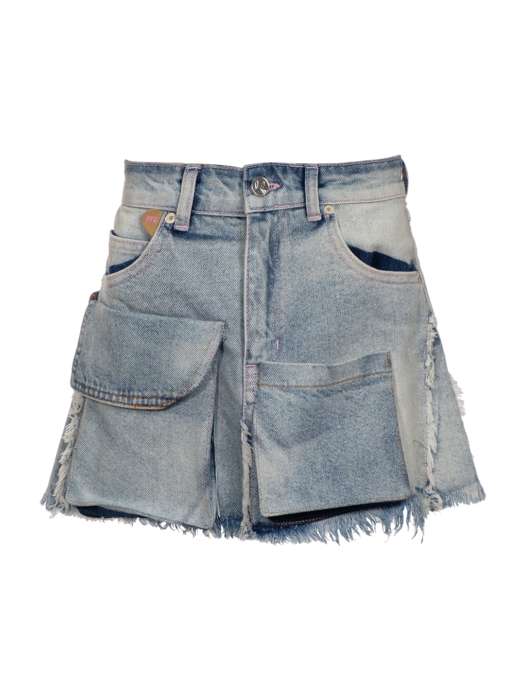CARGO DENIM SKIRT