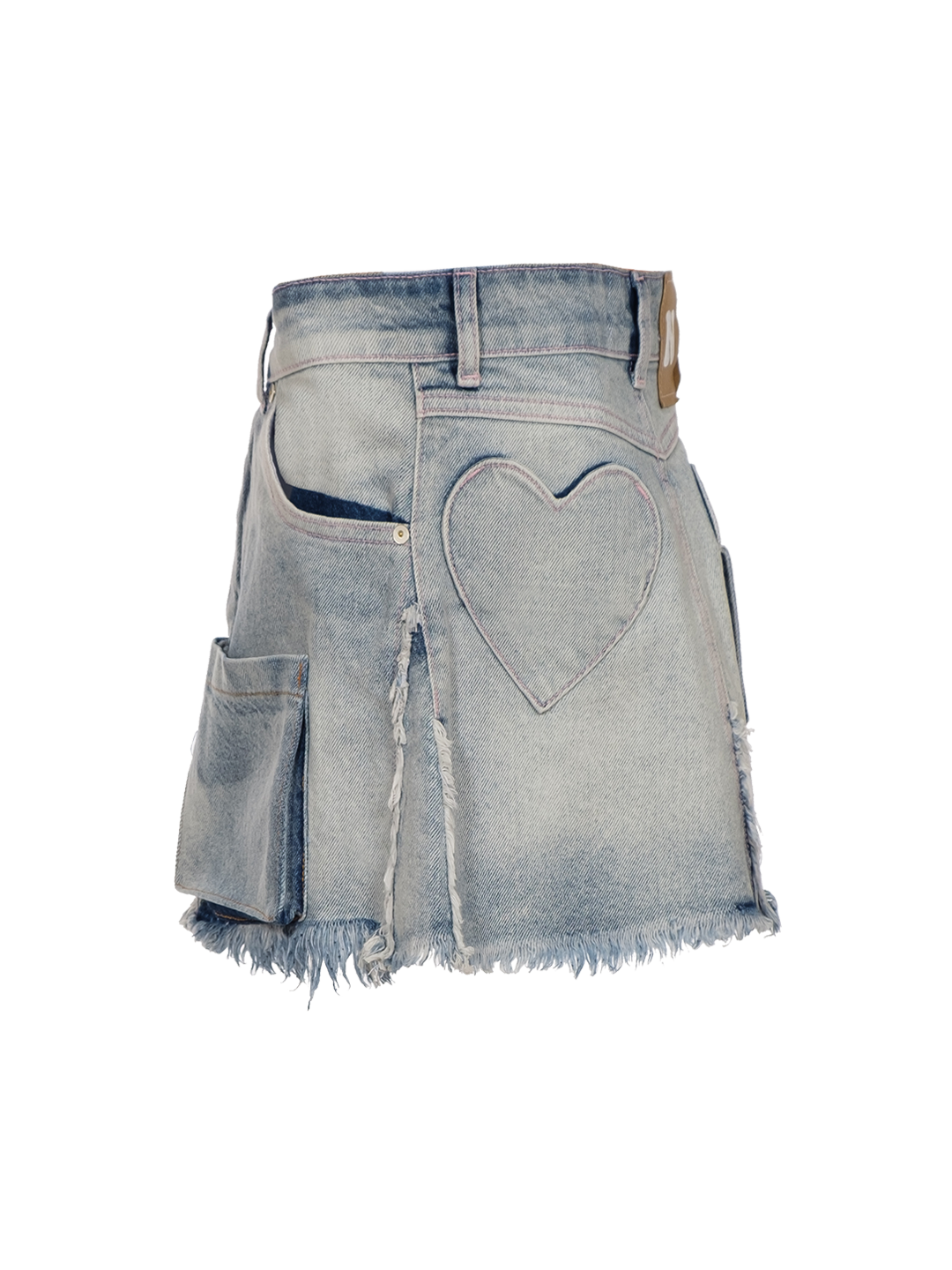 CARGO DENIM SKIRT