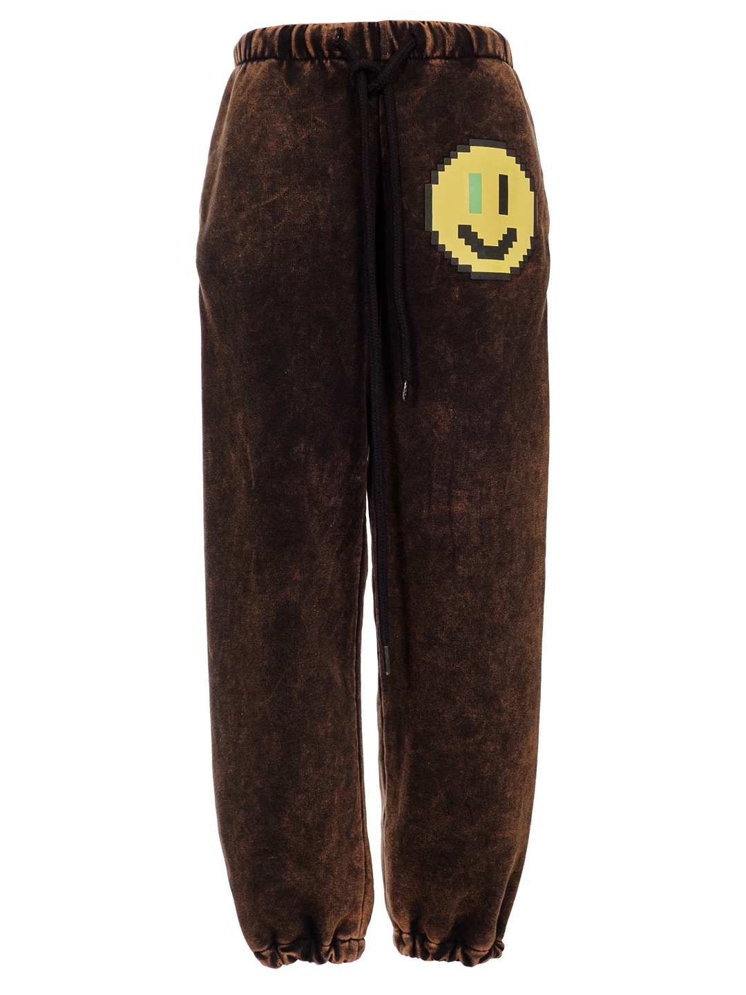 PIXEL SMILEY PRINT JOGGERS