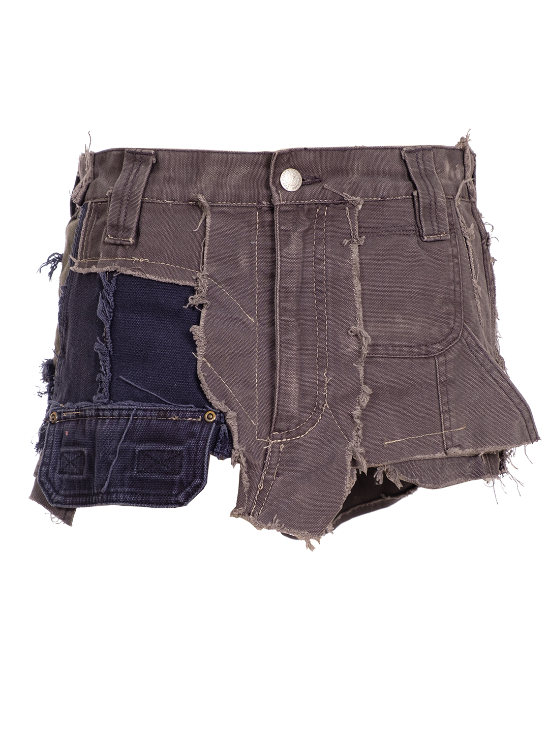 UPCYCLED MINI DENIM SKIRT