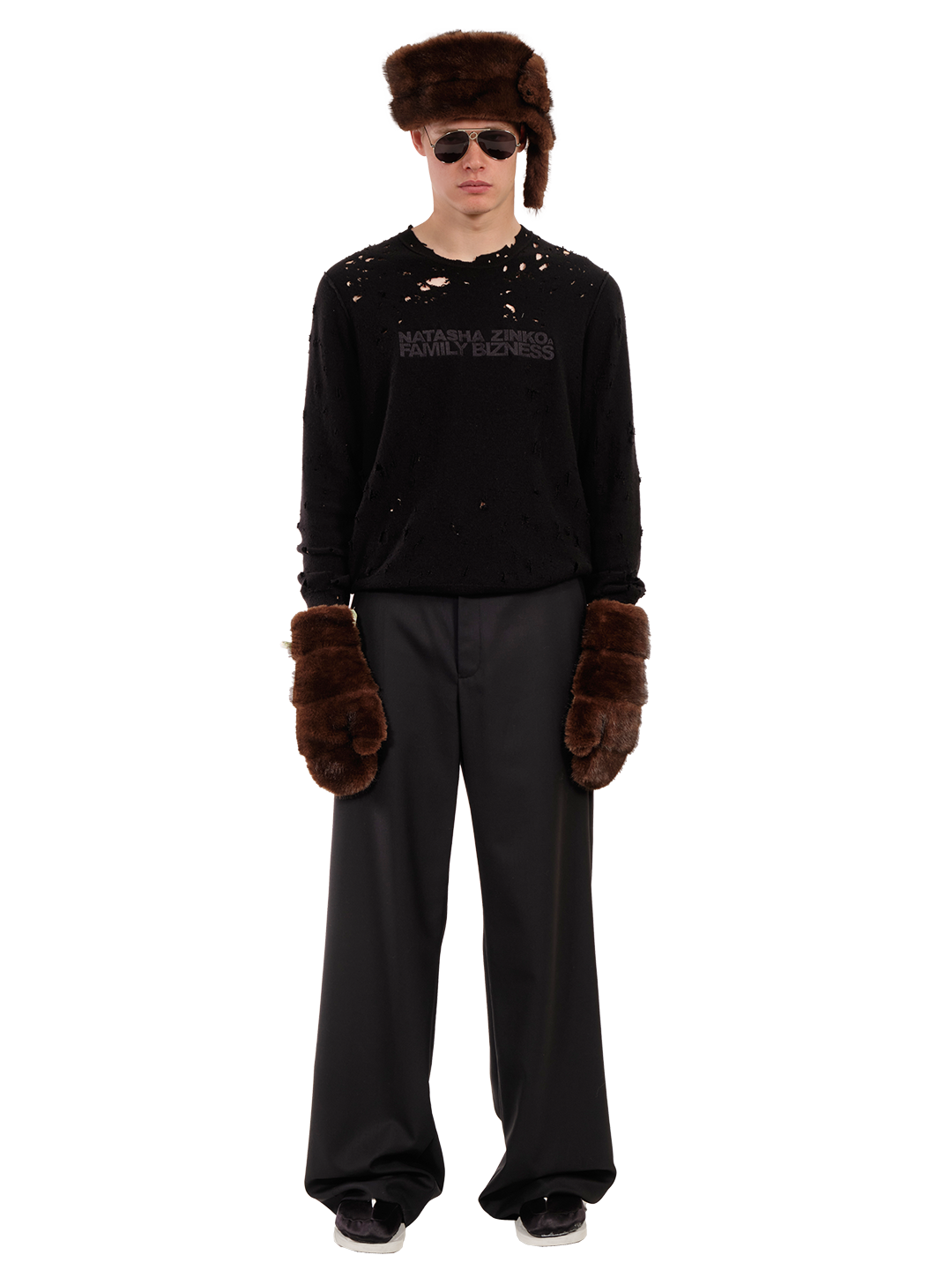 DISTRESSED JUMPER