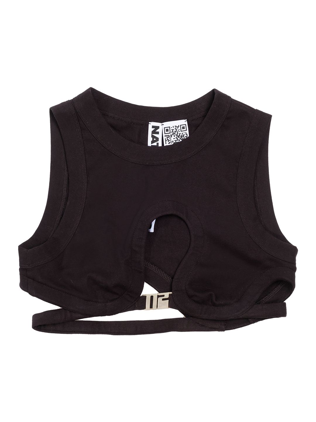 Jersey Cut Out Top