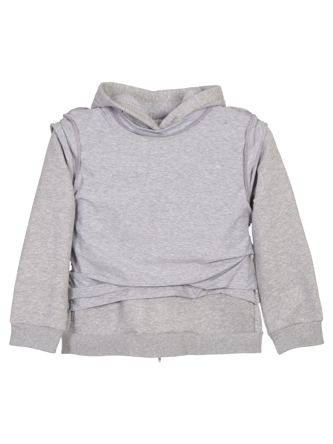 SUPER TIGHT MULTILAYERED HOODIE