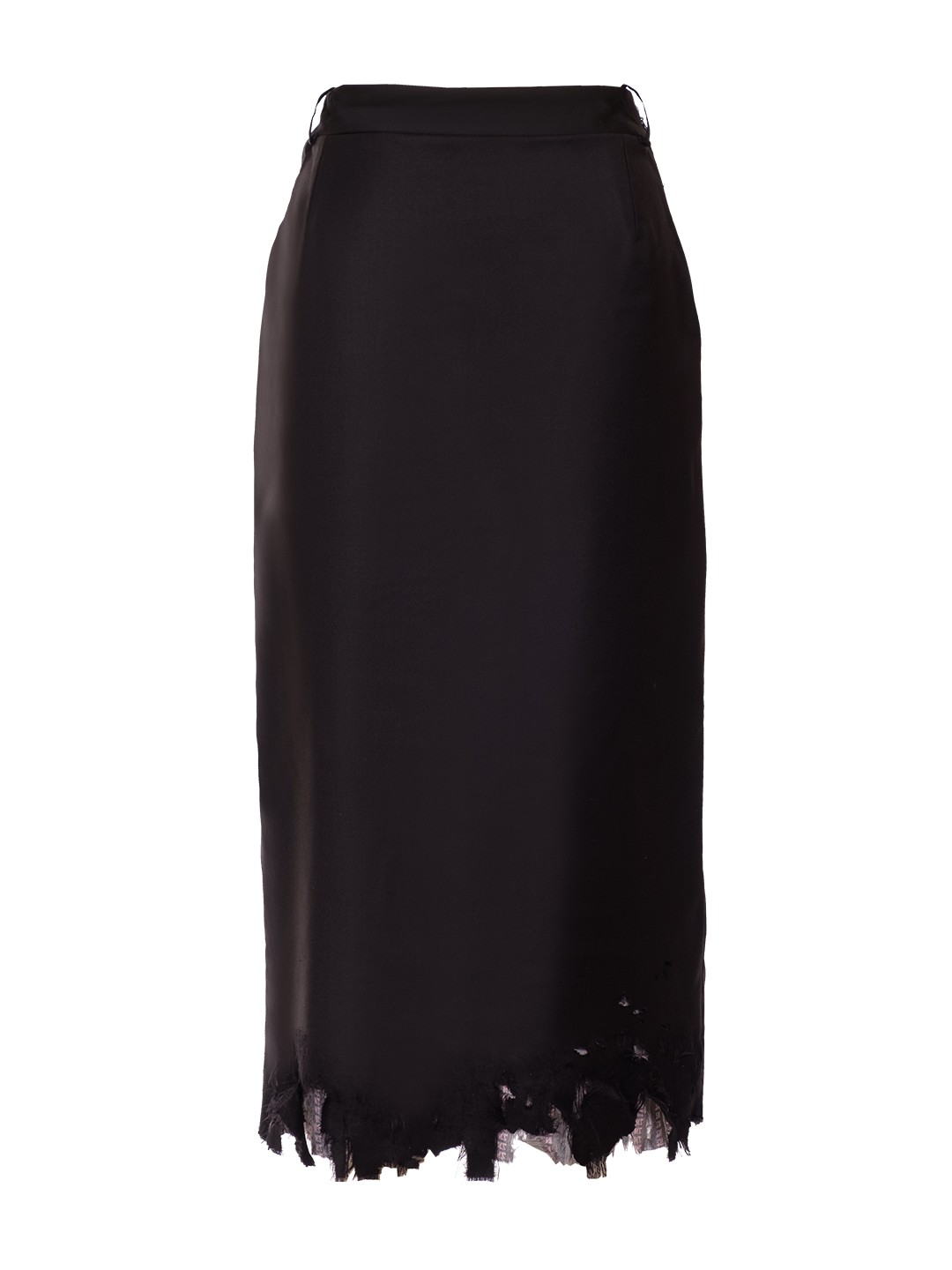 Long Destroyed Office Skirt