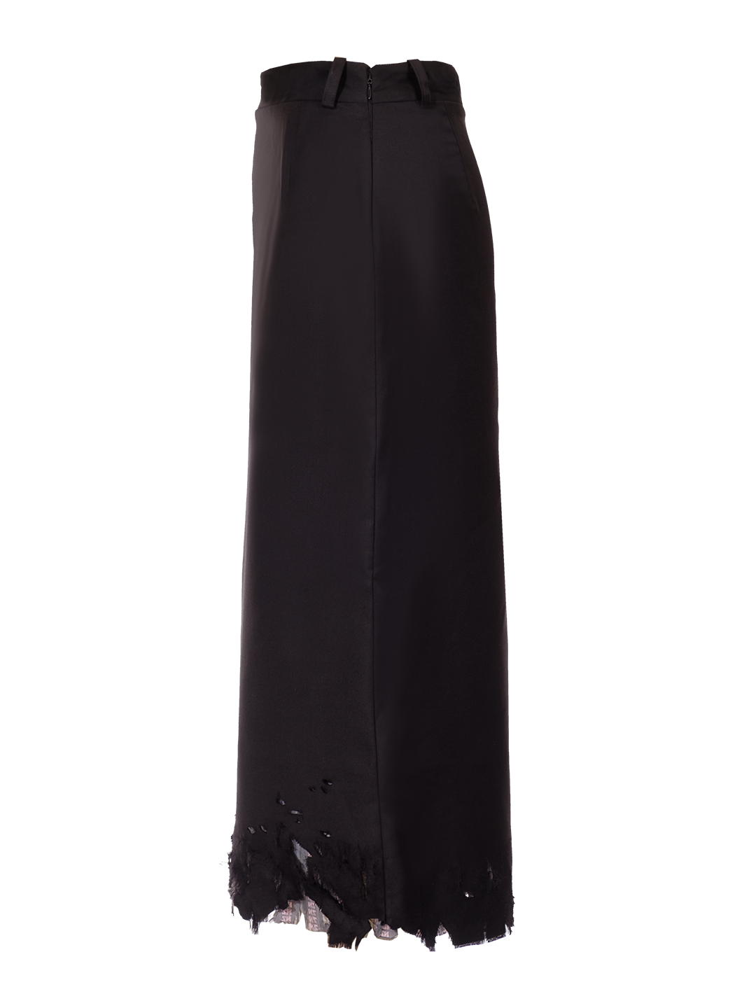 Long Destroyed Office Skirt