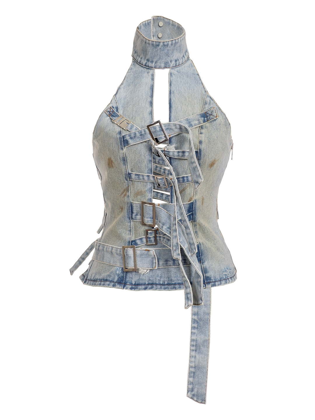 TREATED STRAPPED-IN TOP