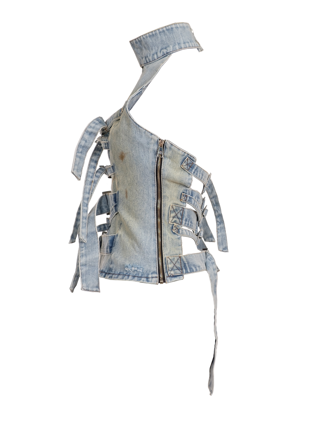 TREATED STRAPPED-IN TOP