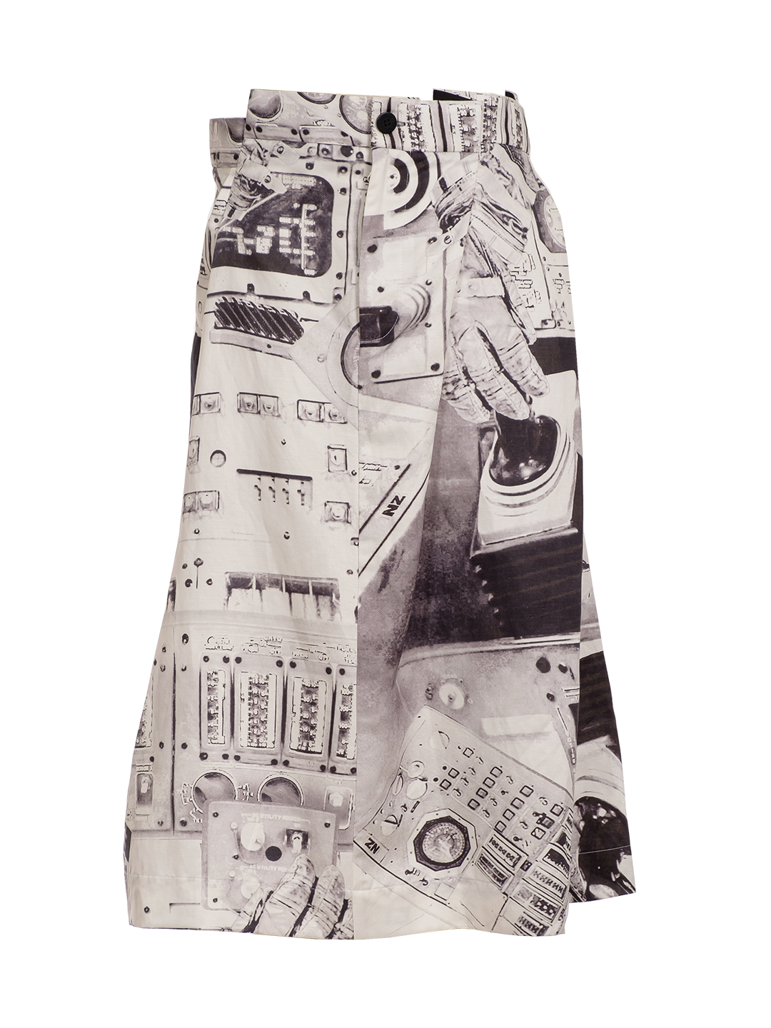 SPACESHIP PRINT SKIRT