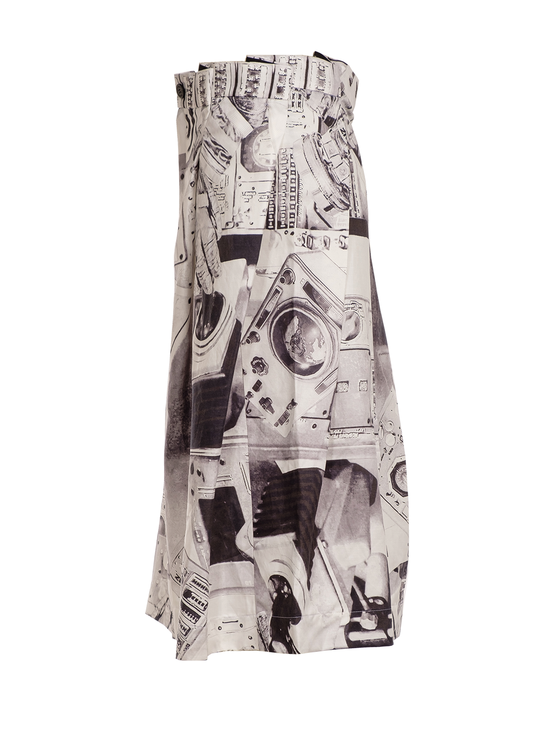 SPACESHIP PRINT SKIRT