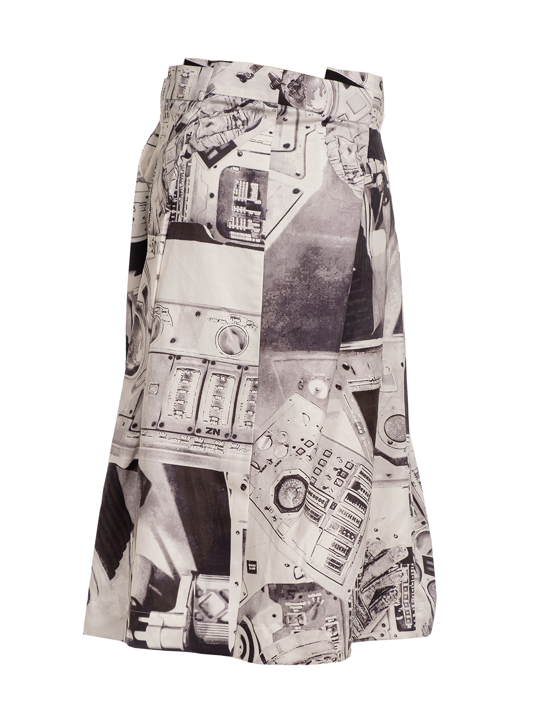 SPACESHIP PRINT SKIRT