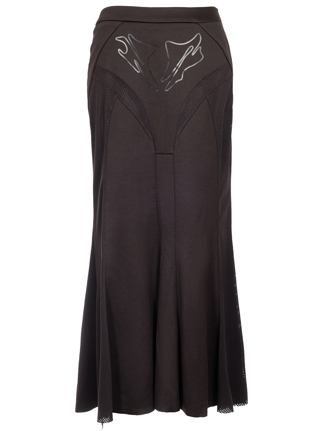 Godet Midi Skirt
