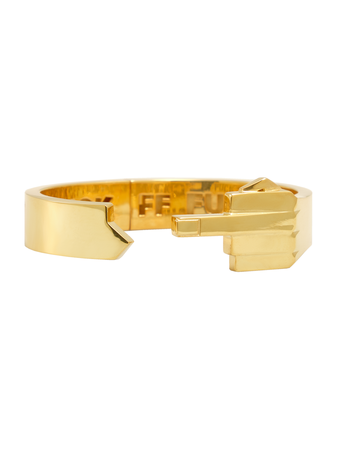 MIDDLE FINGER BRACELET GOLD PLATED SILVER