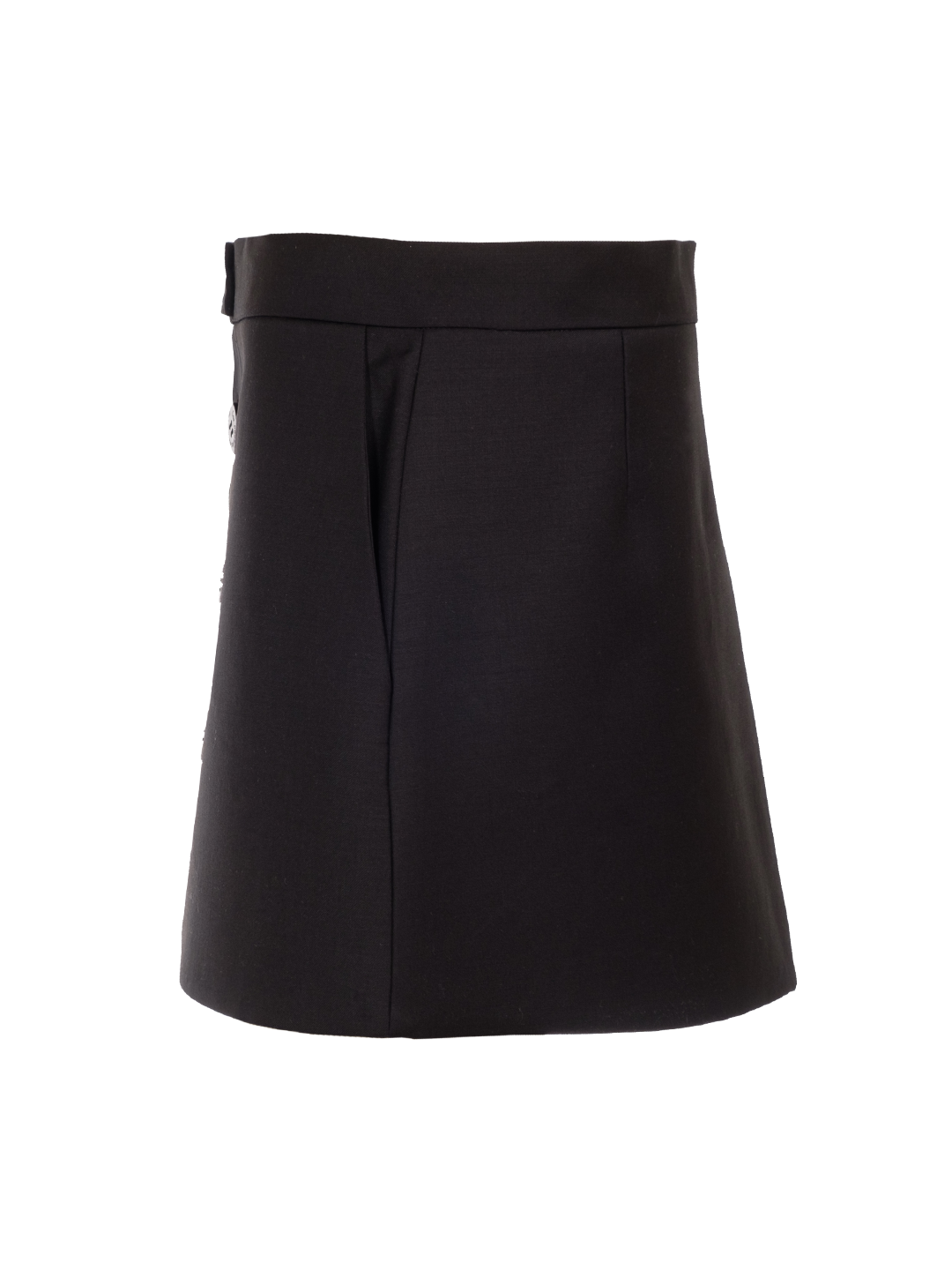 Mini Wool Skirt