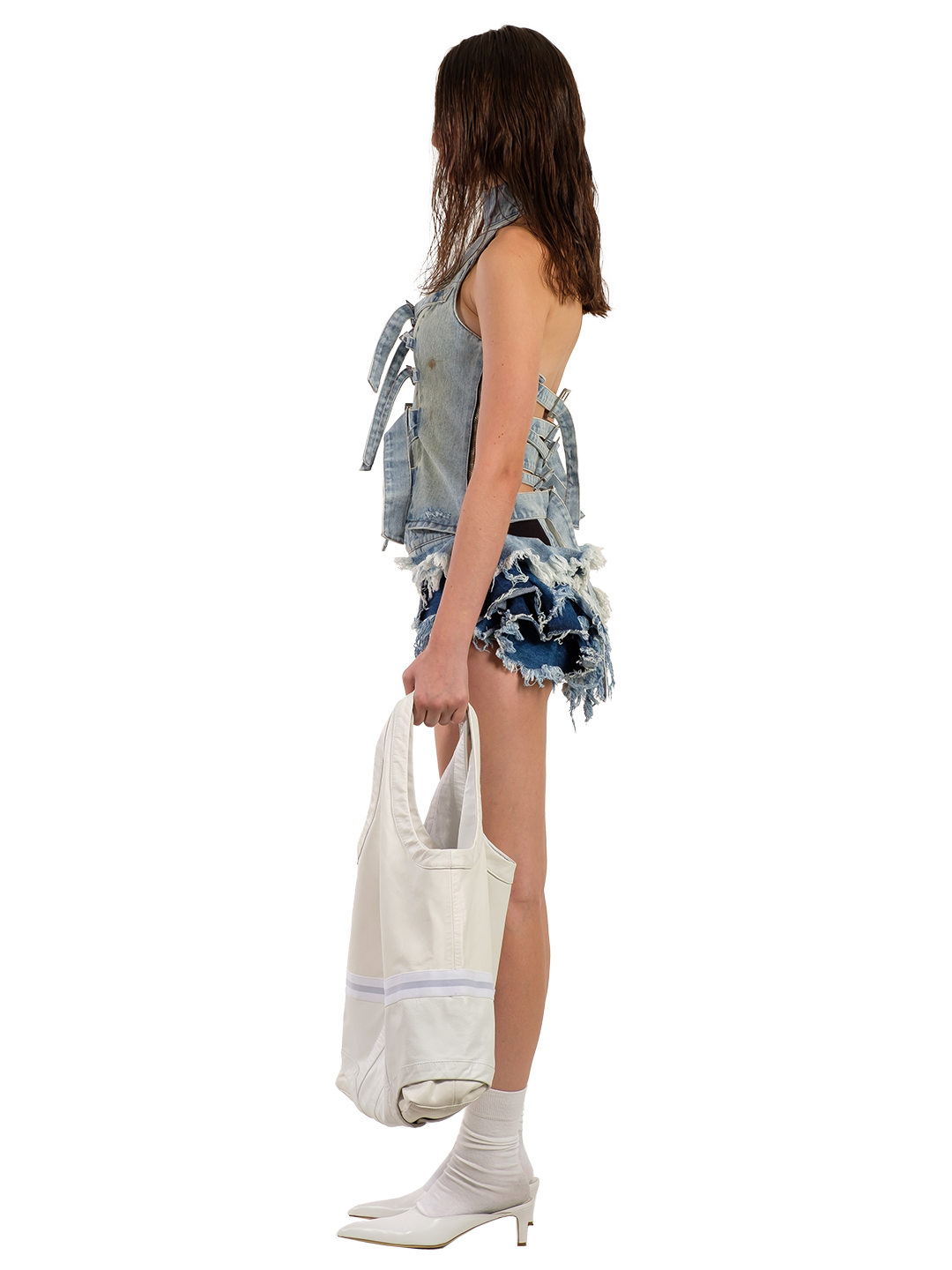 TREATED STRAPPED-IN TOP
