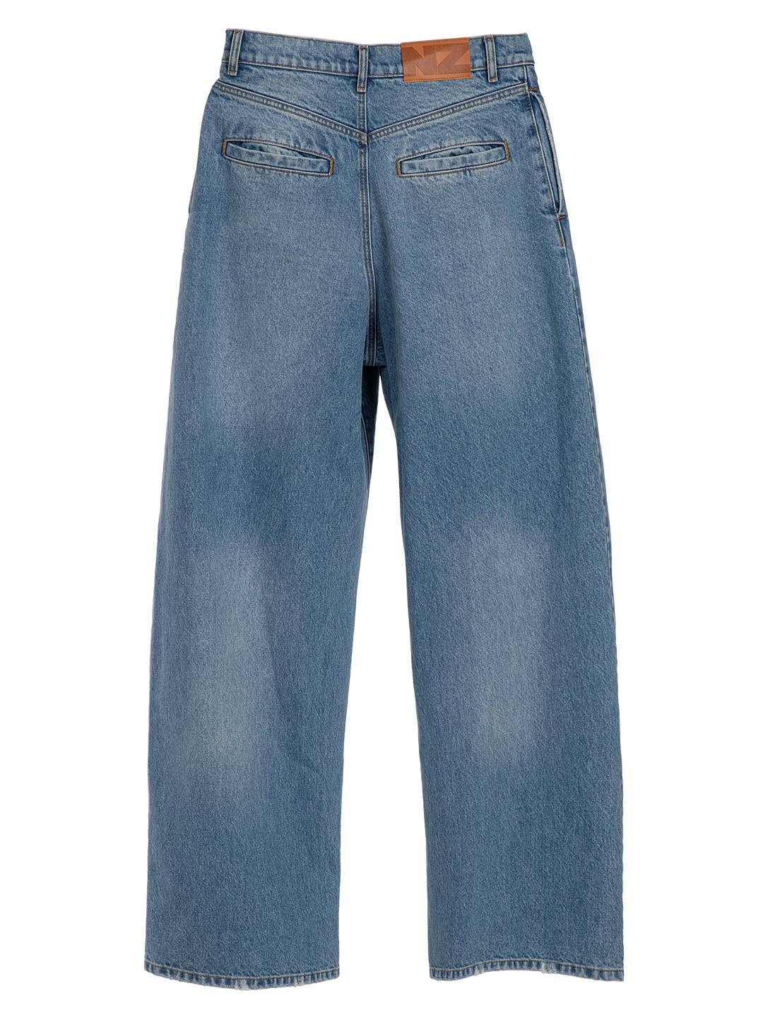 PLEATED JEANS