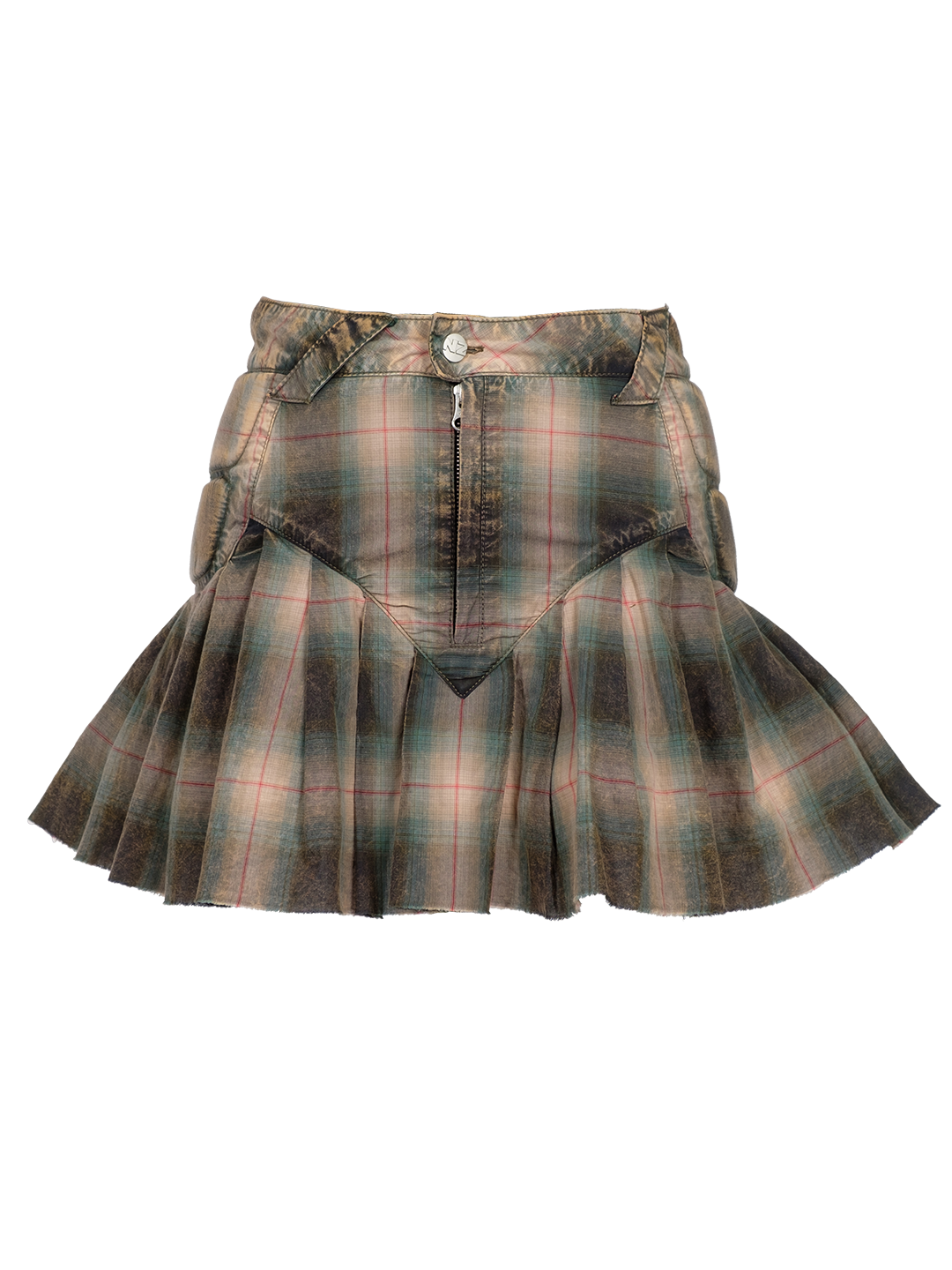 UPCYCLED MINI MOTO SKIRT