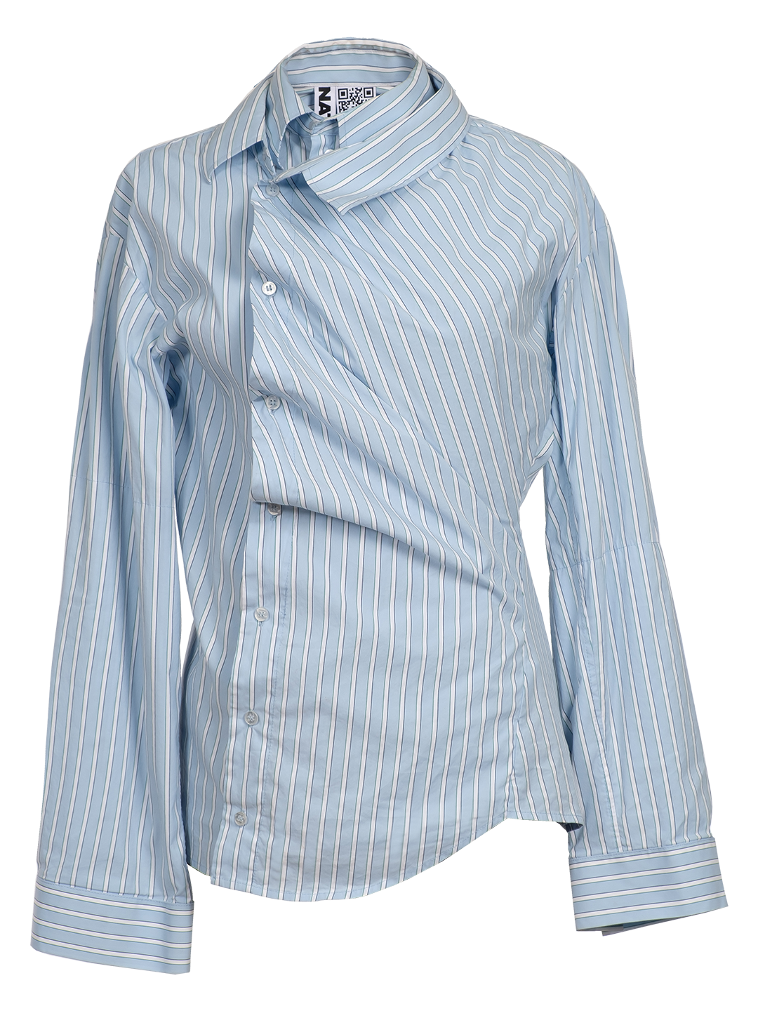 TWISTED DOUBLE COTTON SHIRT