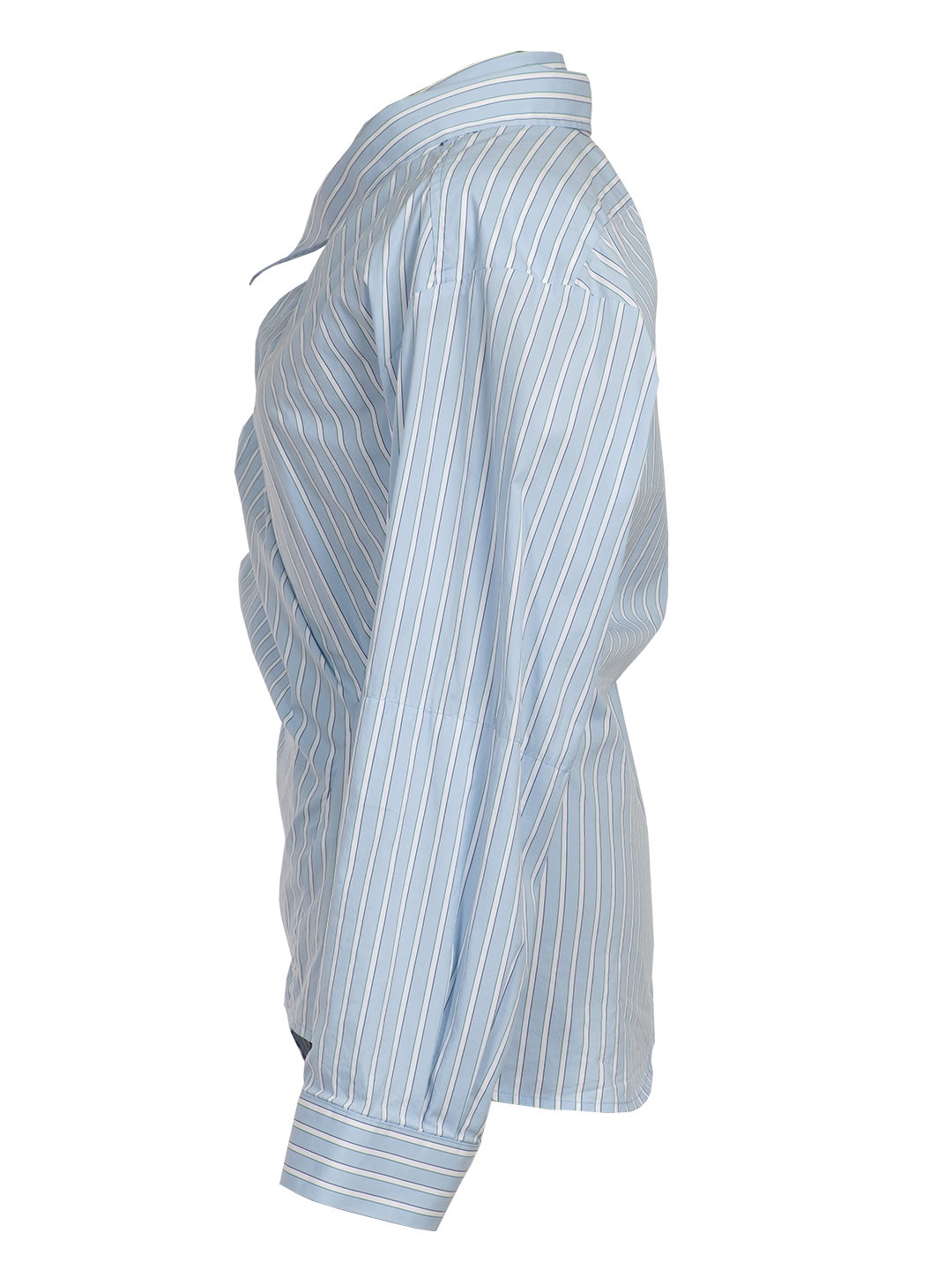 TWISTED DOUBLE COTTON SHIRT