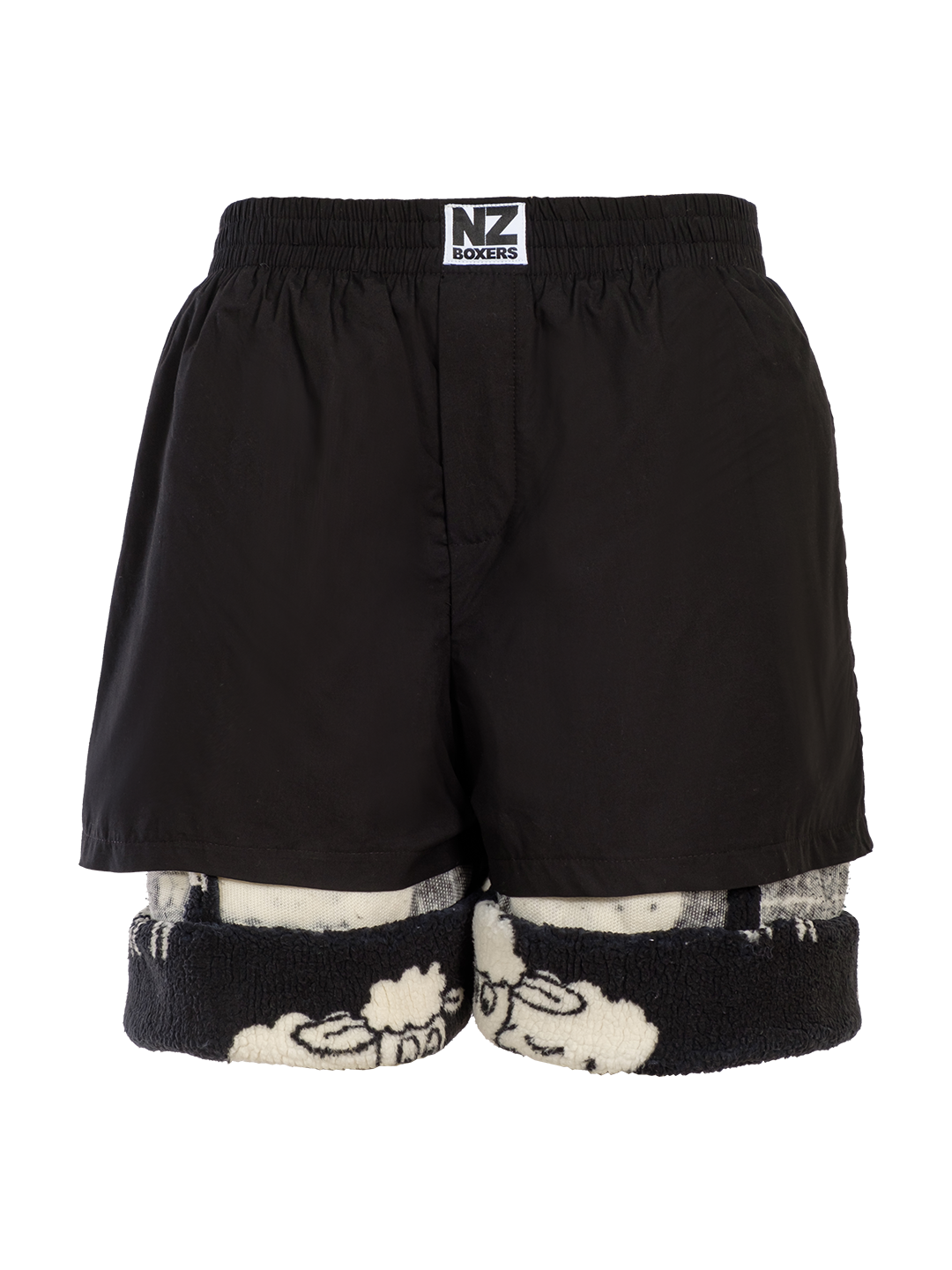 REVERSED UPCYCLED DOUBLE BOXERS