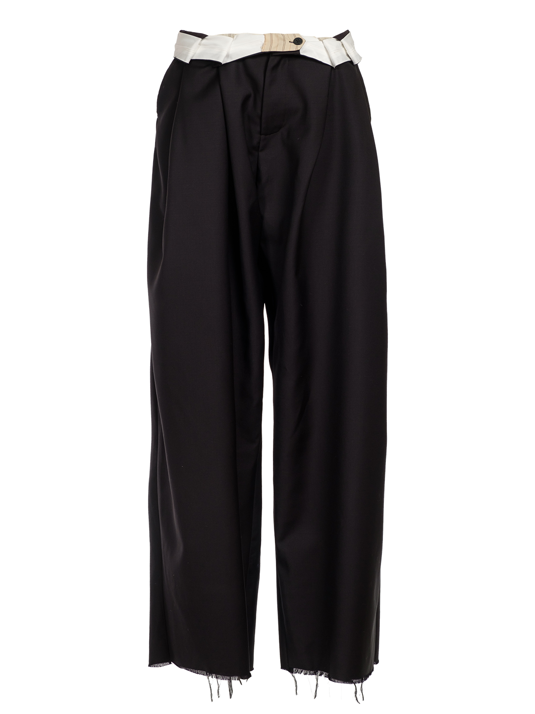 ROLLED WAIST TROUSERS