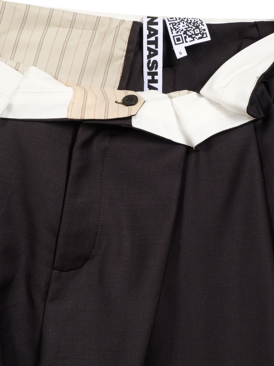 ROLLED WAIST TROUSERS