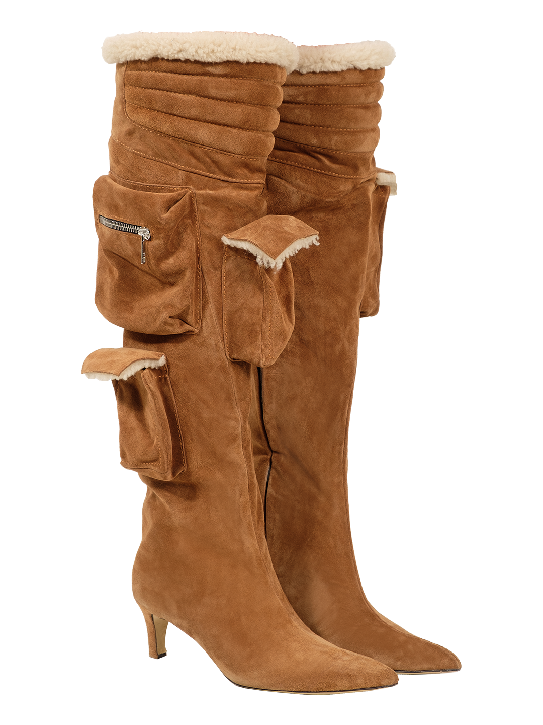 Shearling Warped Toe Boot