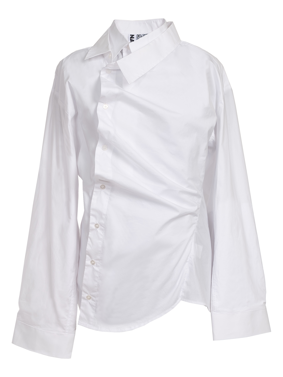 TWISTED DOUBLE COTTON SHIRT