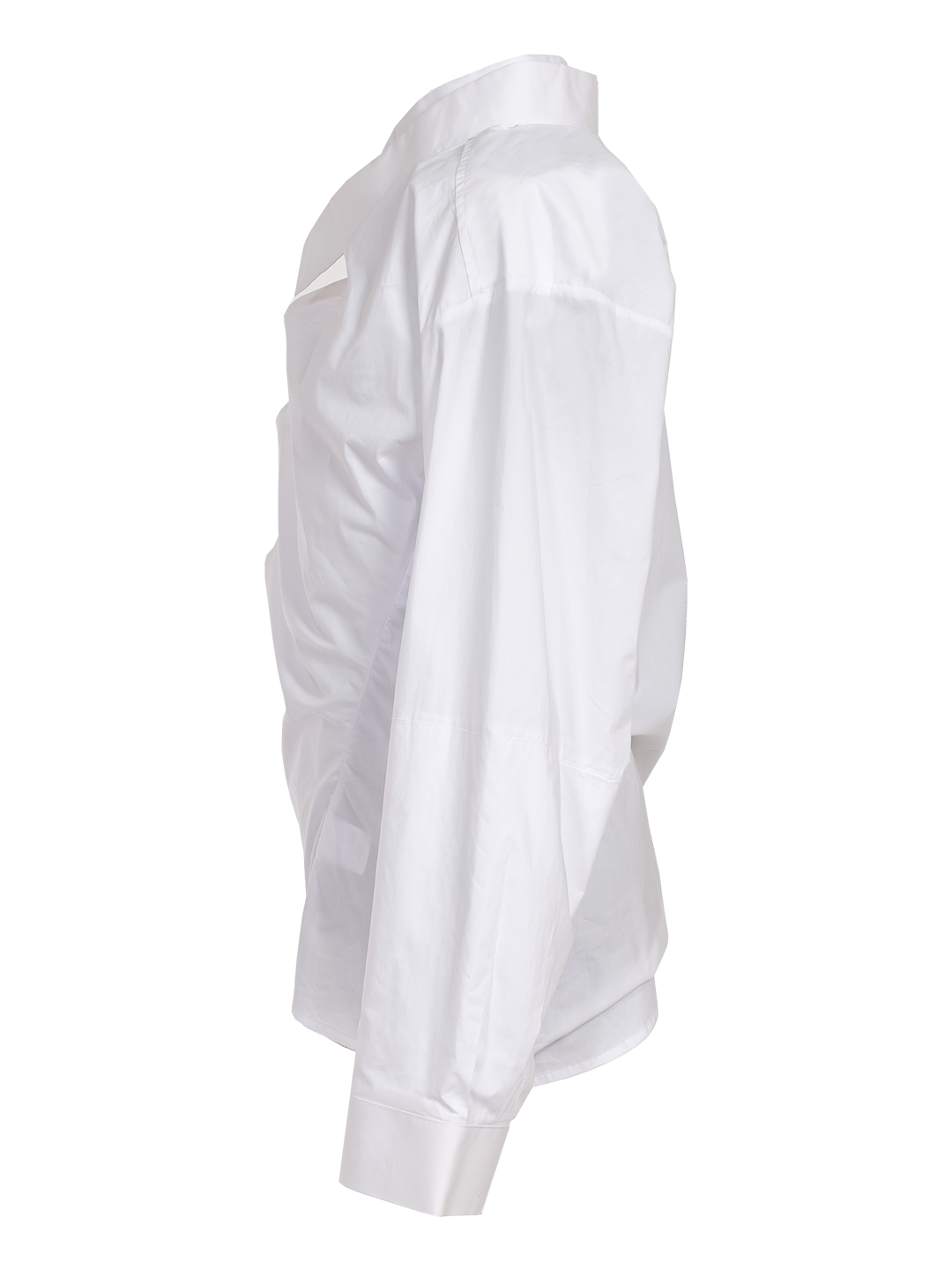 TWISTED DOUBLE COTTON SHIRT