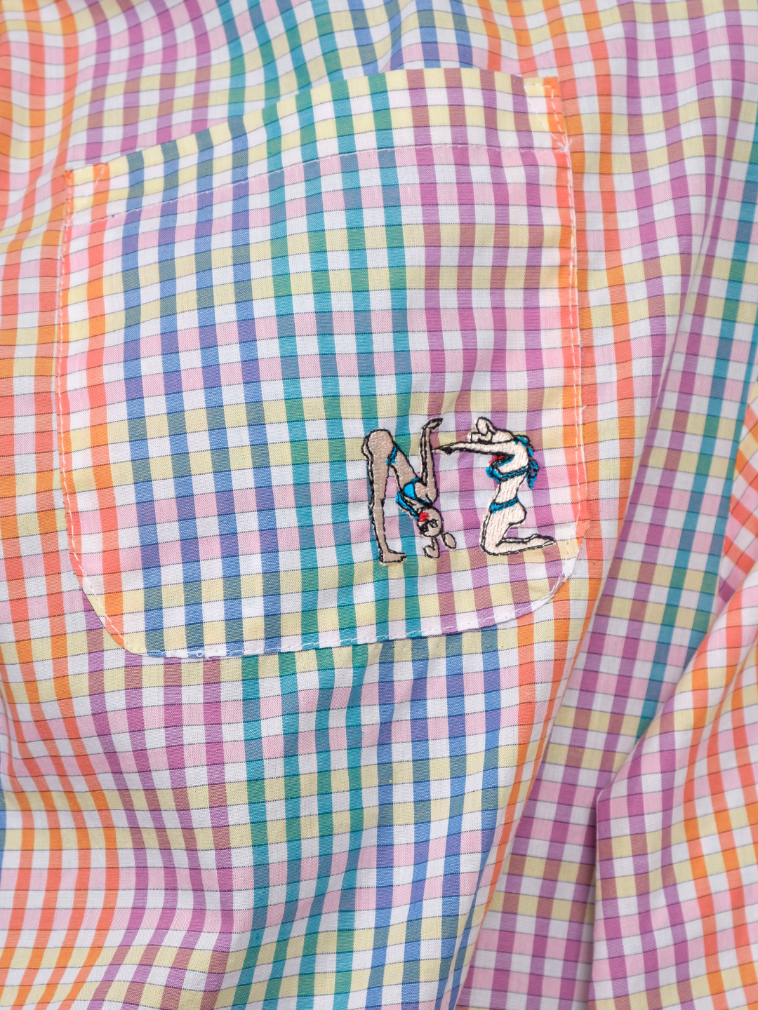 UPCYCLED SKULL SHIRT PRINT ON THE BACK