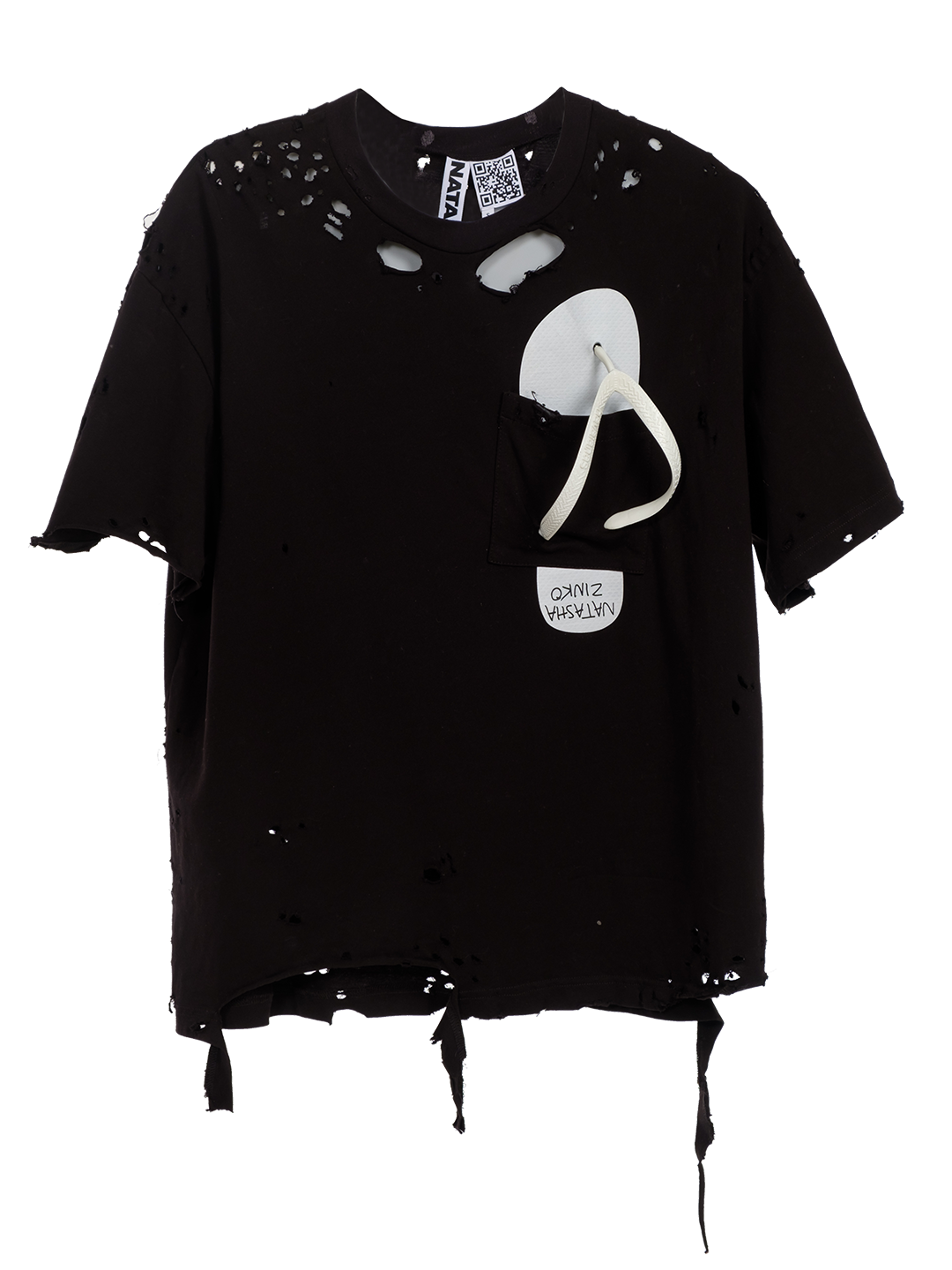 DISTRESSED FLOP T-SHIRT x HAVAIANAS