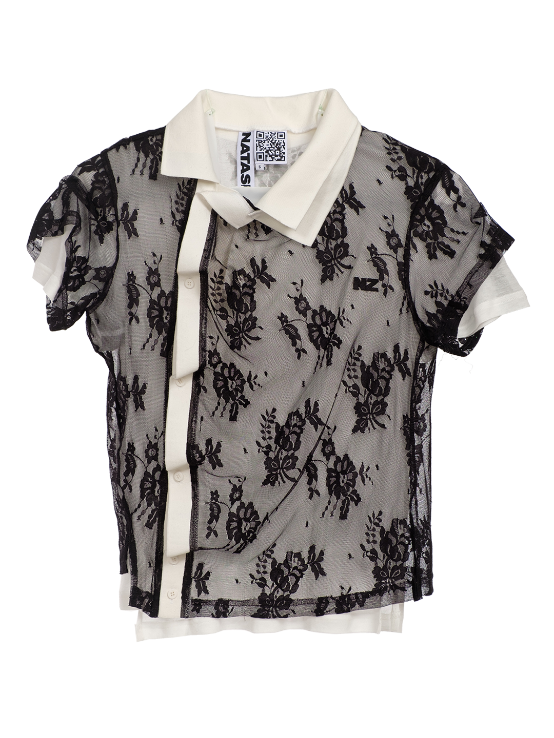 SHRUNKEN LACE DOUBLE POLO