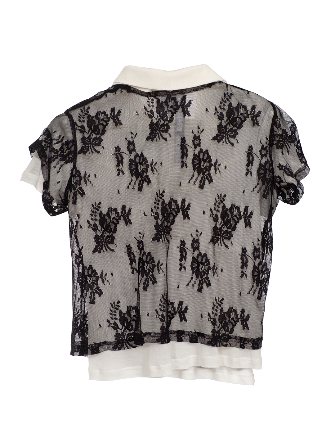 SHRUNKEN LACE DOUBLE POLO