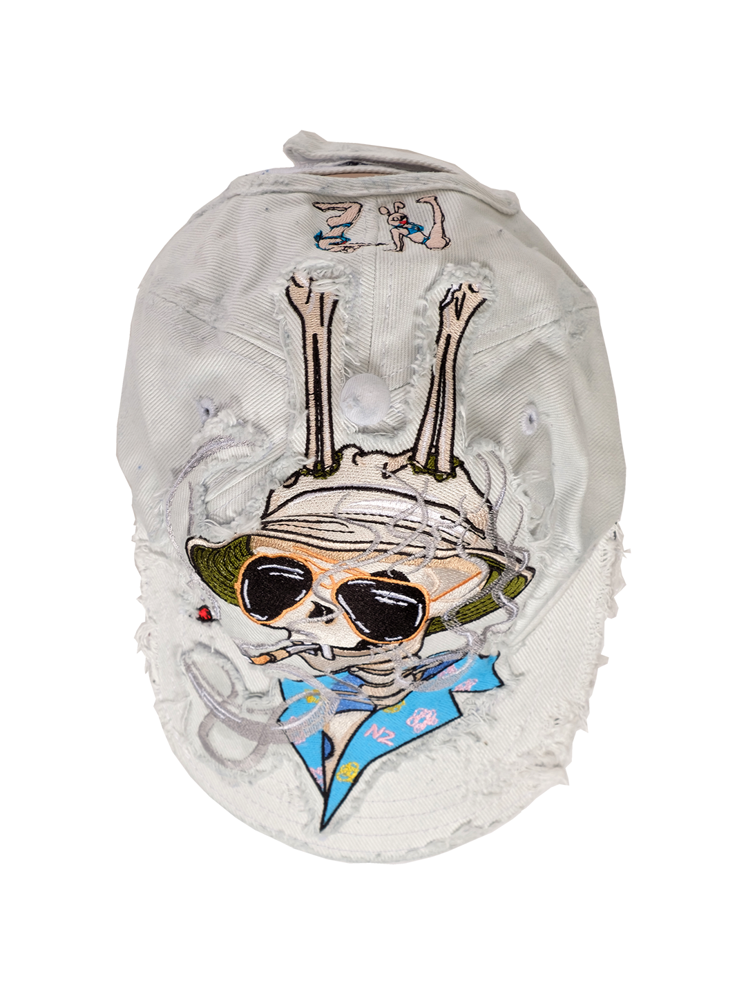 SKULL IN SUNGLASSES DADDY BASEBALL HAT