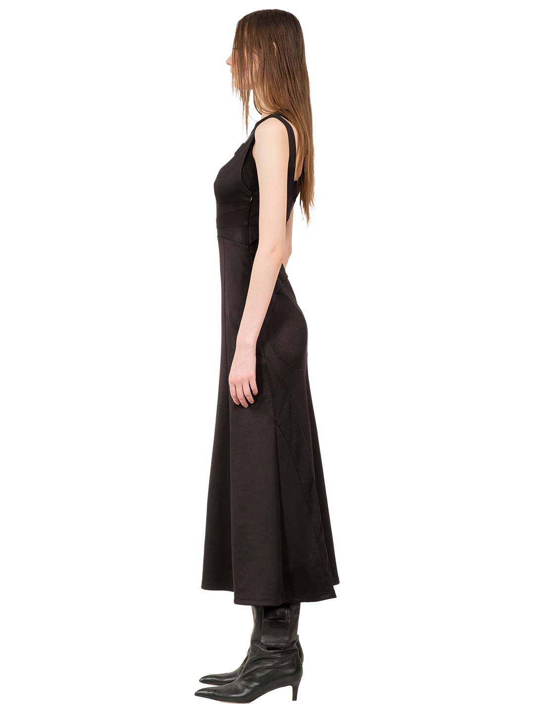 Godet Midi Skirt