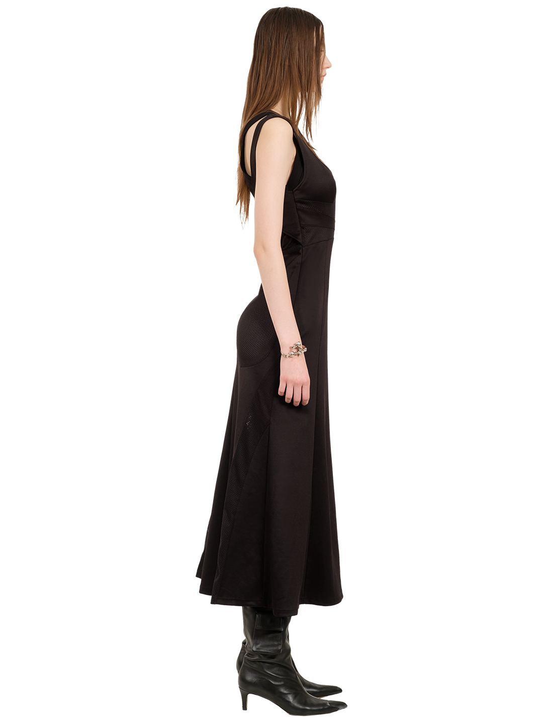 Godet Midi Skirt