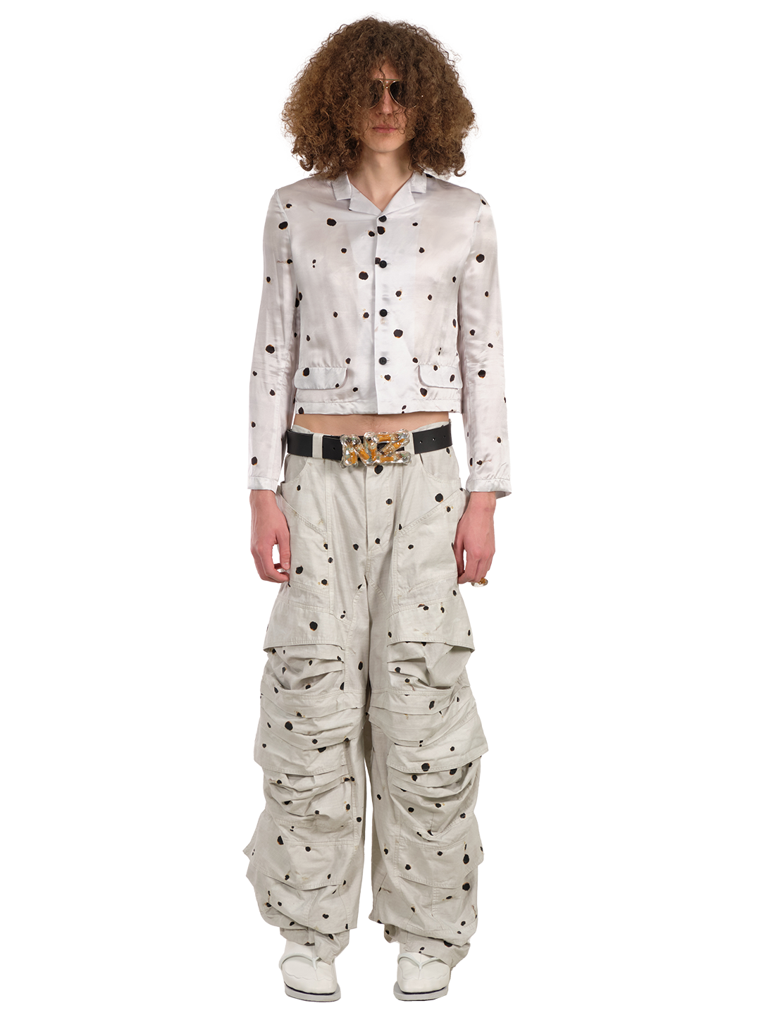 POLKA DOT COSMO CARGO PANTS