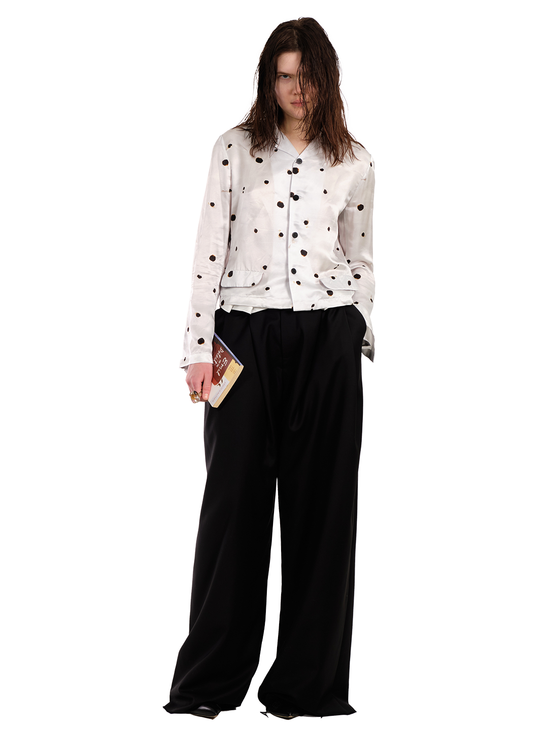 POLKA DOT SHIRT JACKET