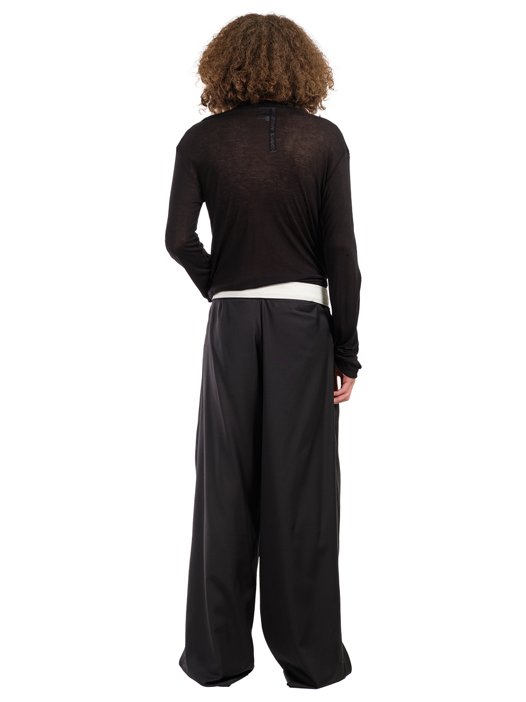 ROLLED WAIST TROUSERS