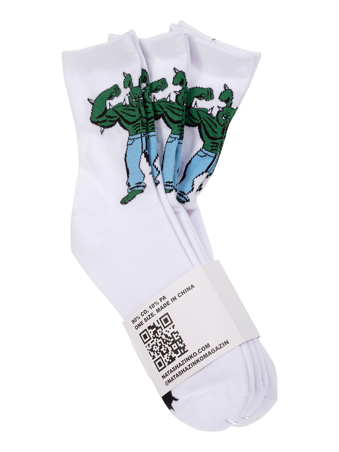 3 Pack Halk Socks